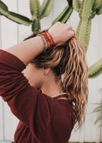 Turquoise Jasper :14k Gold Filled Sun + Moon || Adult Bracelets - Che Cose Belle