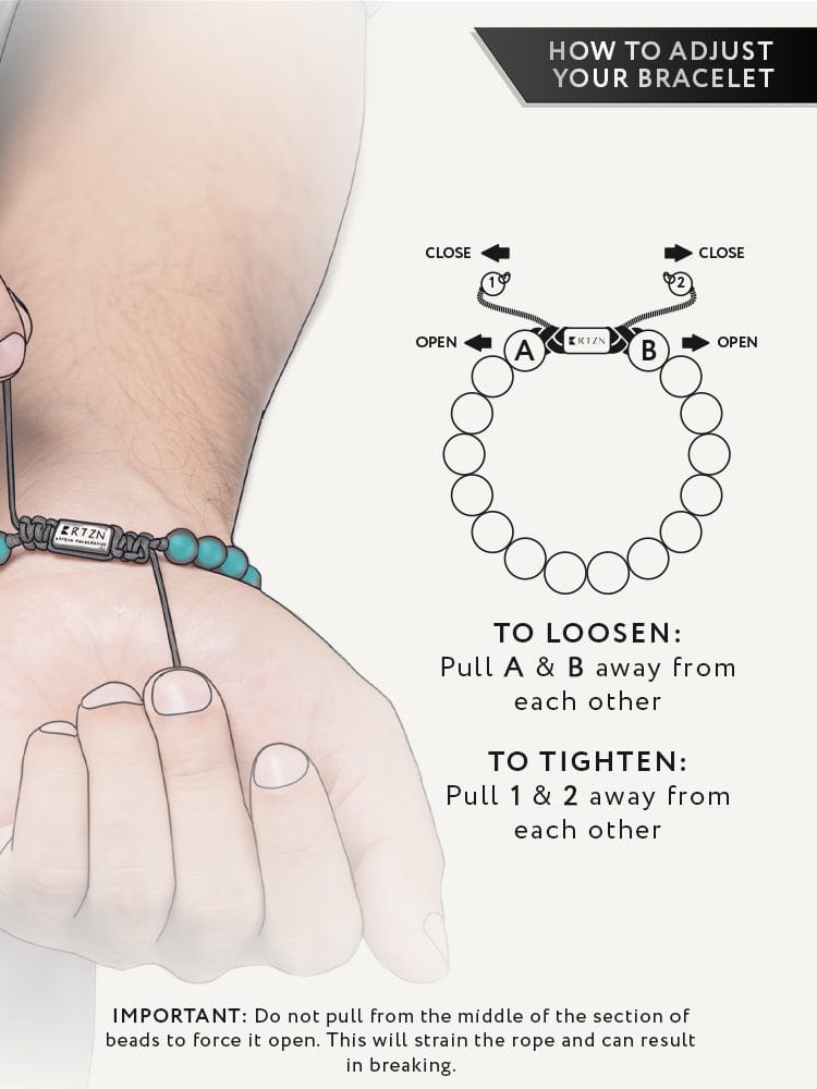 Turquoise & Silver Charms Beaded Bracelet - Native - Che Cose Belle
