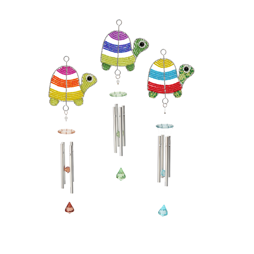Turtle Wind Chime, Sm Asst (Set of 3) - Che Cose Belle
