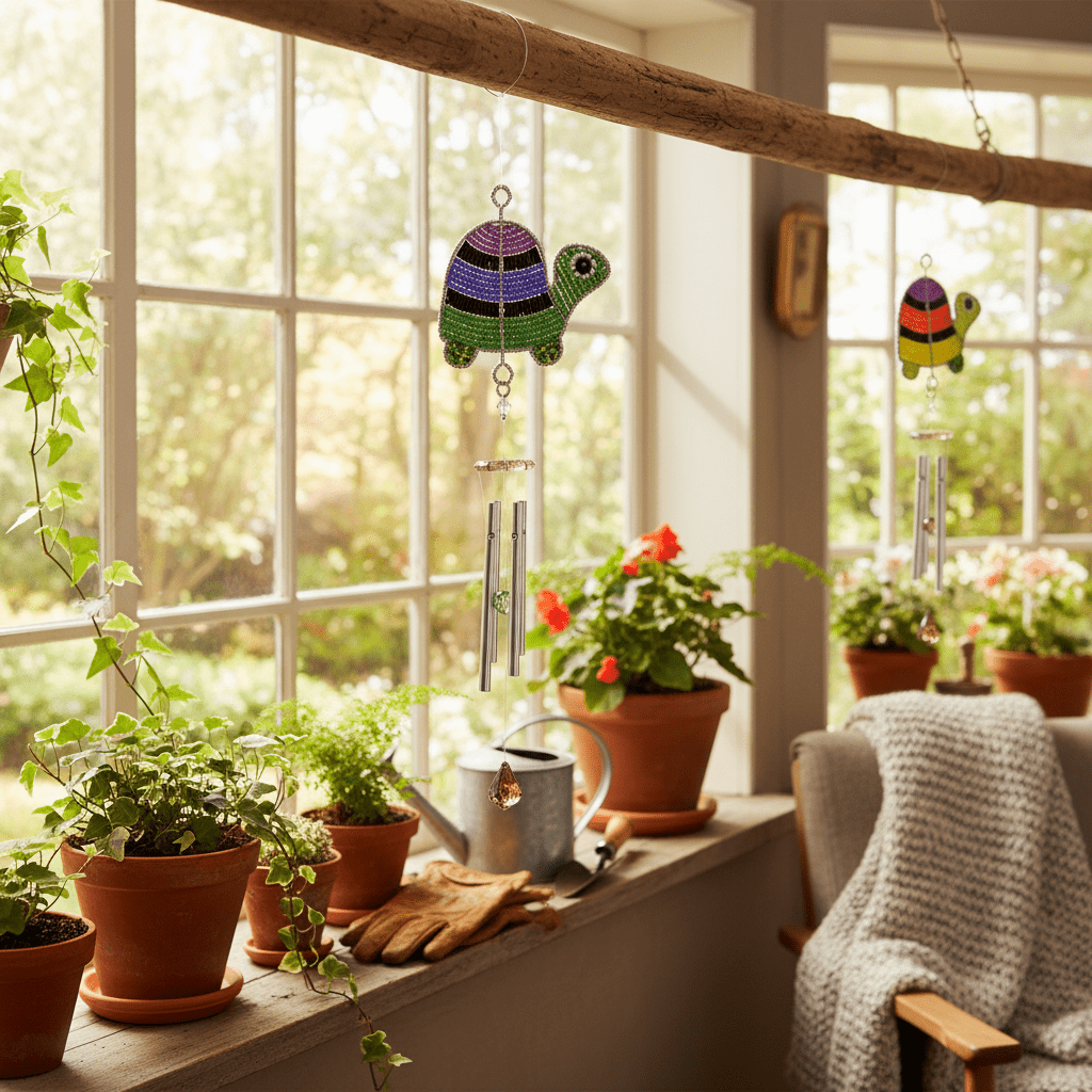 Turtle Wind Chime, Sm Asst (Set of 3) - Che Cose Belle