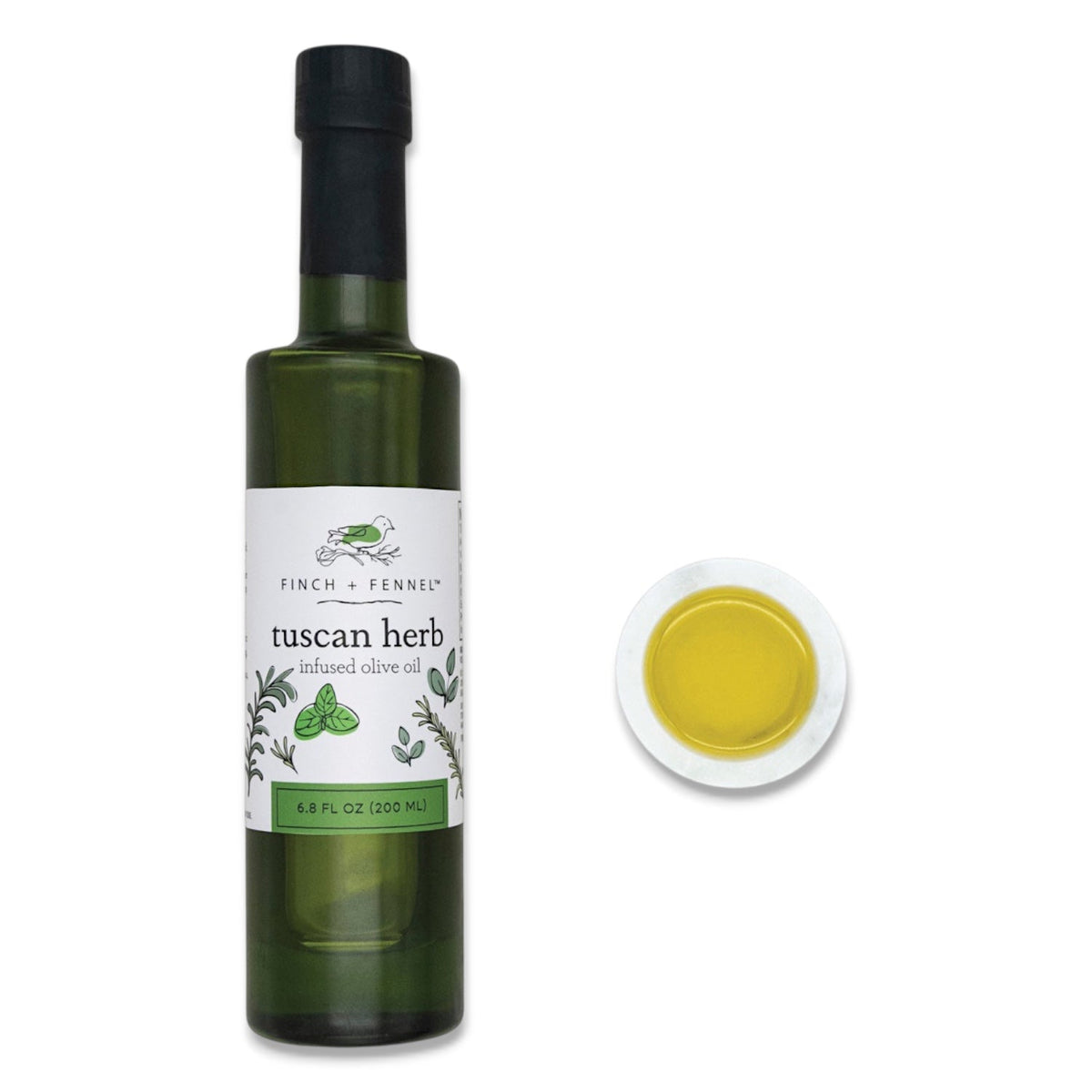 Tuscan Herb Infused Olive Oil | Finch + Fennel - Che Cose Belle