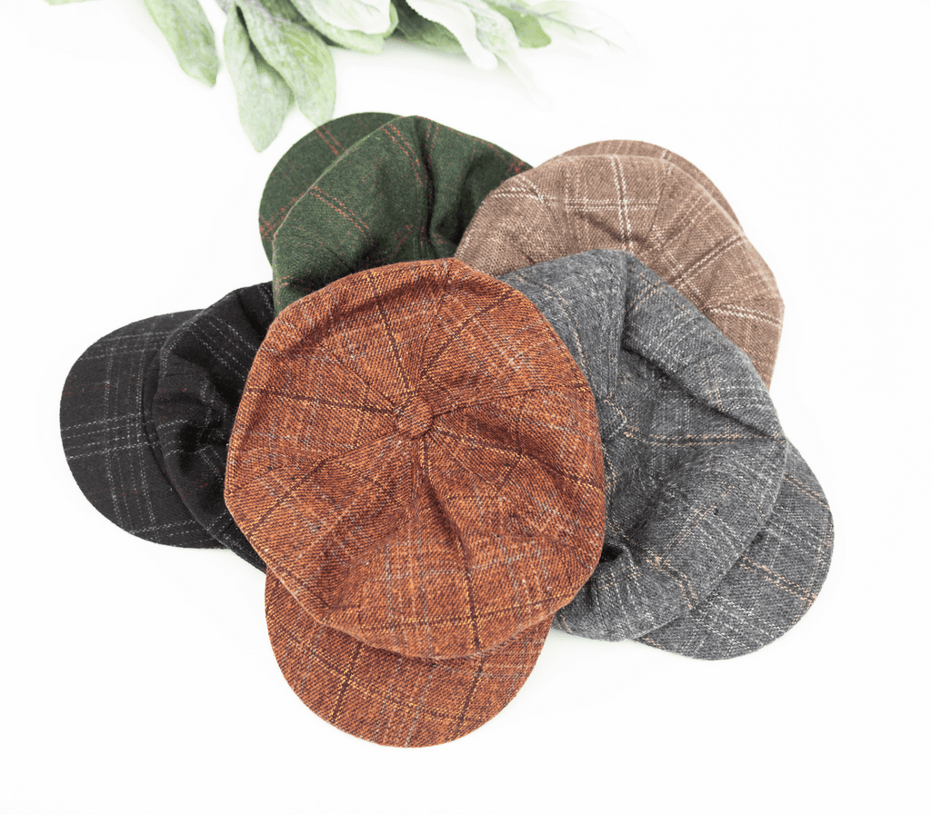 Tweed Newsboy Hats - Che Cose Belle
