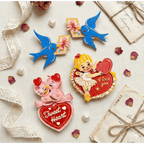 Tweet Heart Brooch by 50's Vintage Dame x Lipstick & Chrome - Che Cose Belle