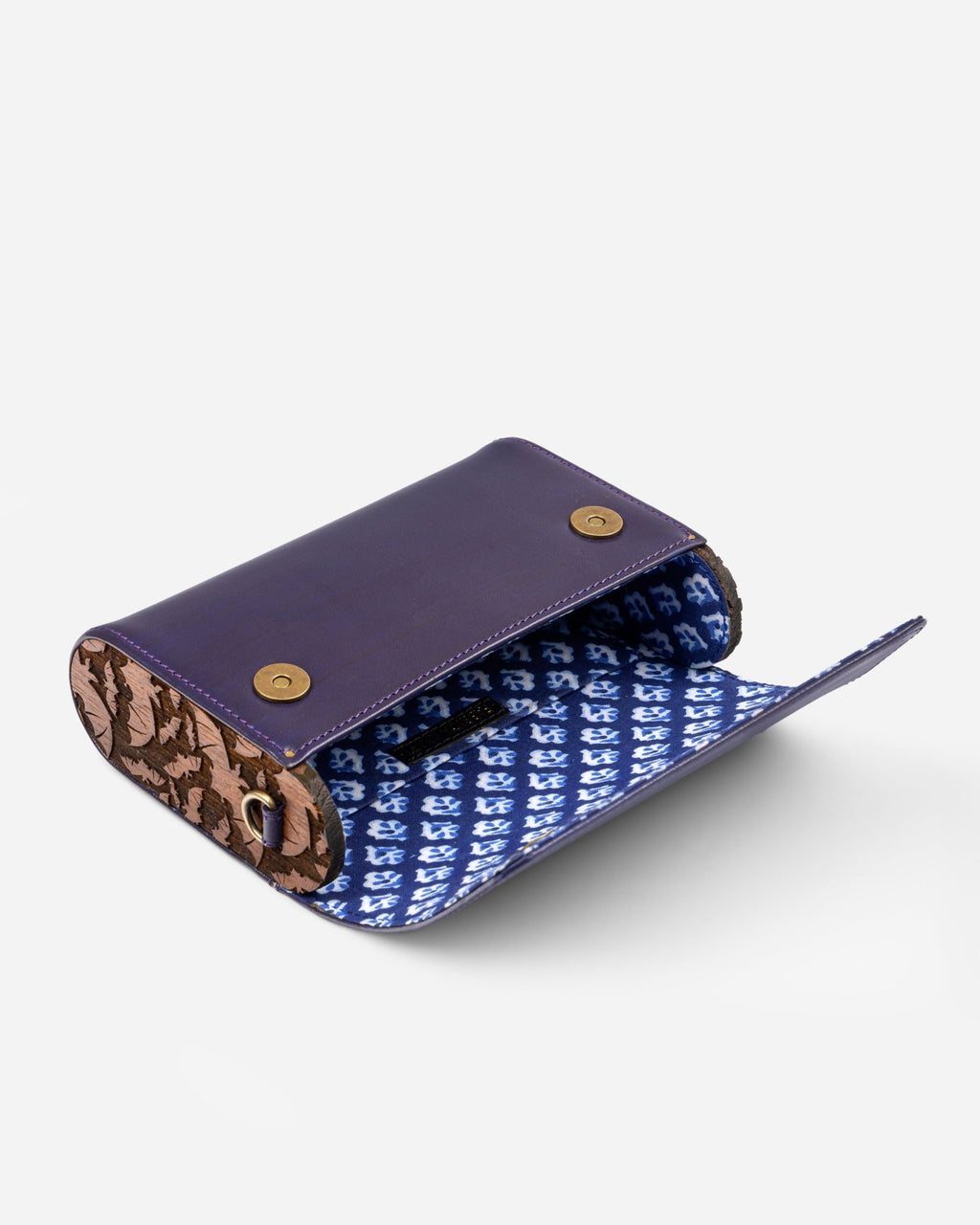 Twilight Wings Purple Leather Sling - Che Cose Belle