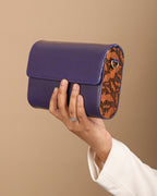 Twilight Wings Purple Leather Sling - Che Cose Belle
