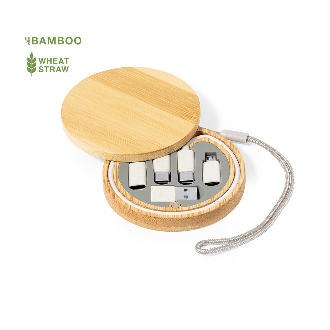 TWIST Universal Bamboo Charging Cable Set - Che Cose Belle