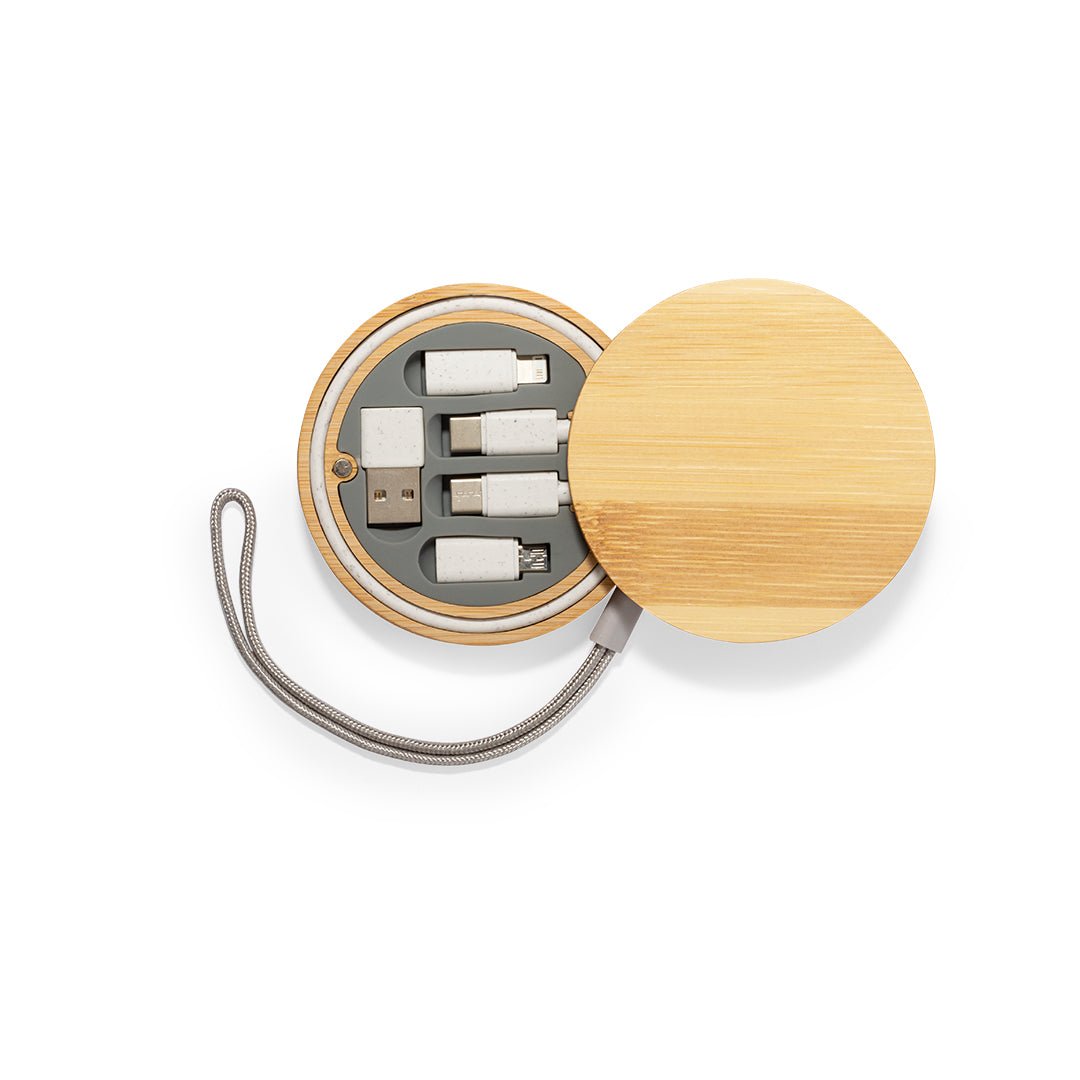 TWIST Universal Bamboo Charging Cable Set - Che Cose Belle