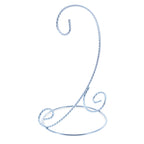 Twisted Wire Silver Metal Ornament Stand Display 7.2 Inches (Taiwan) - Che Cose Belle