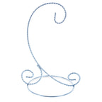 Twisted Wire Silver Metal Ornament Stand Display 7.2 Inches (Taiwan) - Che Cose Belle