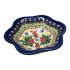 Polish Pottery Ruffled Bowl - Polish Pottery - Gingerbread Delight