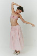 UIARA SKIRT IN BABY PINK - Che Cose Belle