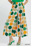 Umgee Dot Print Wide Leg Pants - Che Cose Belle