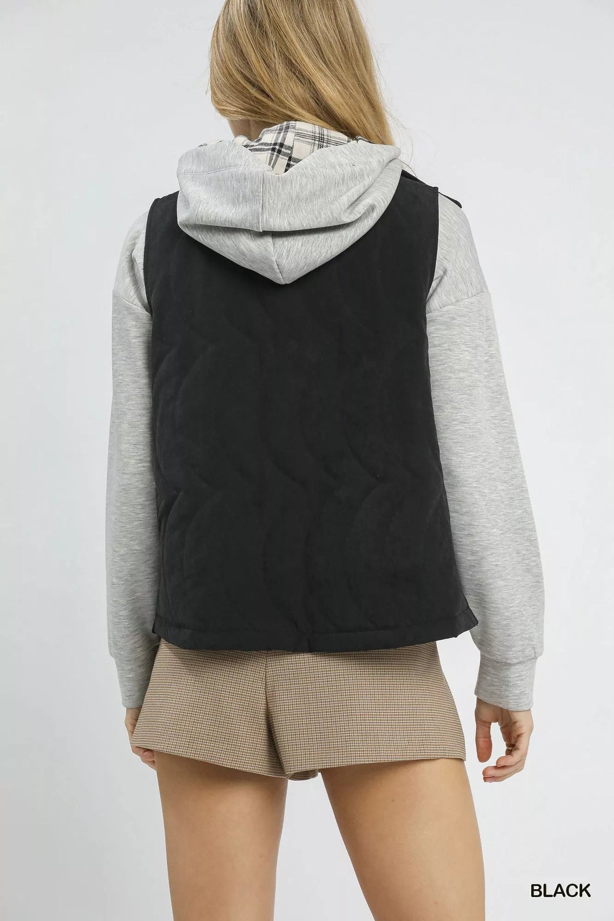 Umgee Quilted Embroidered Vest - Che Cose Belle