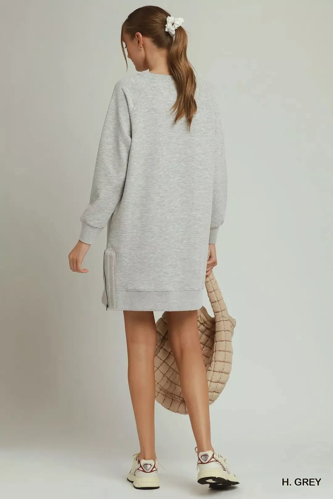 Umgee Side Crochet Zipper Detailed Dress - Che Cose Belle