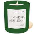 Under the Mistletoe Soy Candle - Green Matte Jar - 15 oz (Fraser Fir) - Che Cose Belle