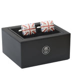 Union Jack Crystal Cufflinks – British Flag Enamel & Crystal Accents - Che Cose Belle