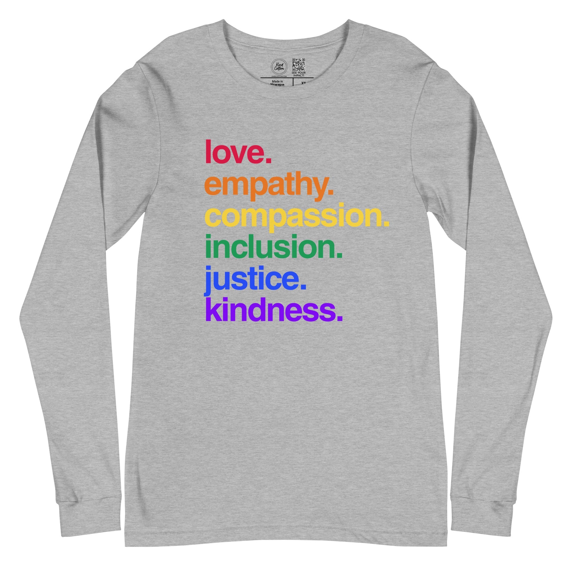 'Kindness Is' Pride Classic Long Sleeve