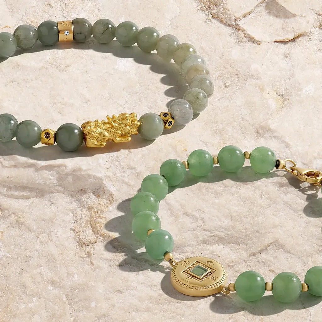 Untamed Spirit - Jade Dragon Feng Shui Bracelet - Che Cose Belle