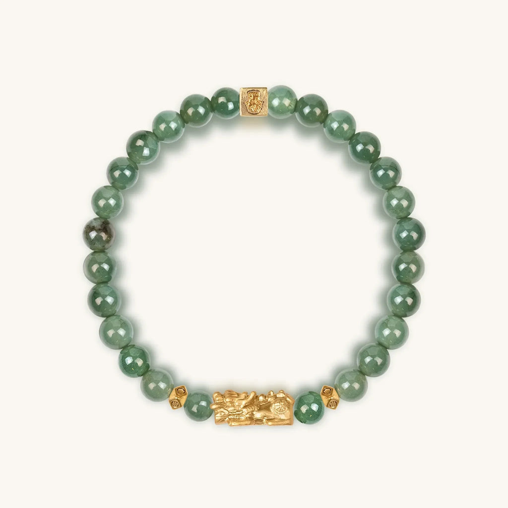 Untamed Spirit - Jade Dragon Feng Shui Bracelet - Che Cose Belle