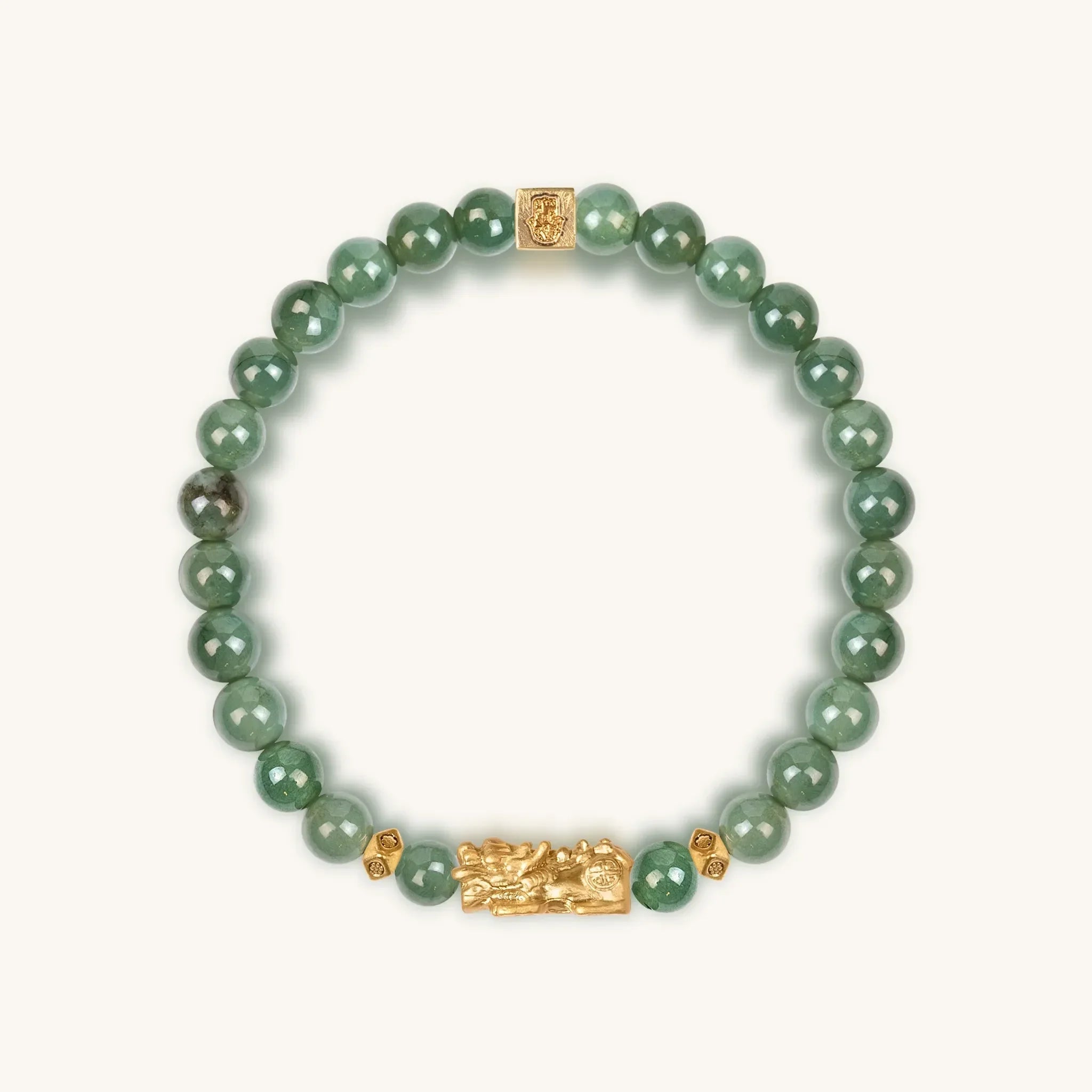 Untamed Spirit - Jade Dragon Feng Shui Bracelet - Che Cose Belle
