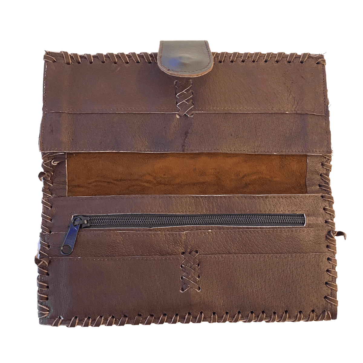 Upcycled Antique Applique Wallet - Thailand - Che Cose Belle
