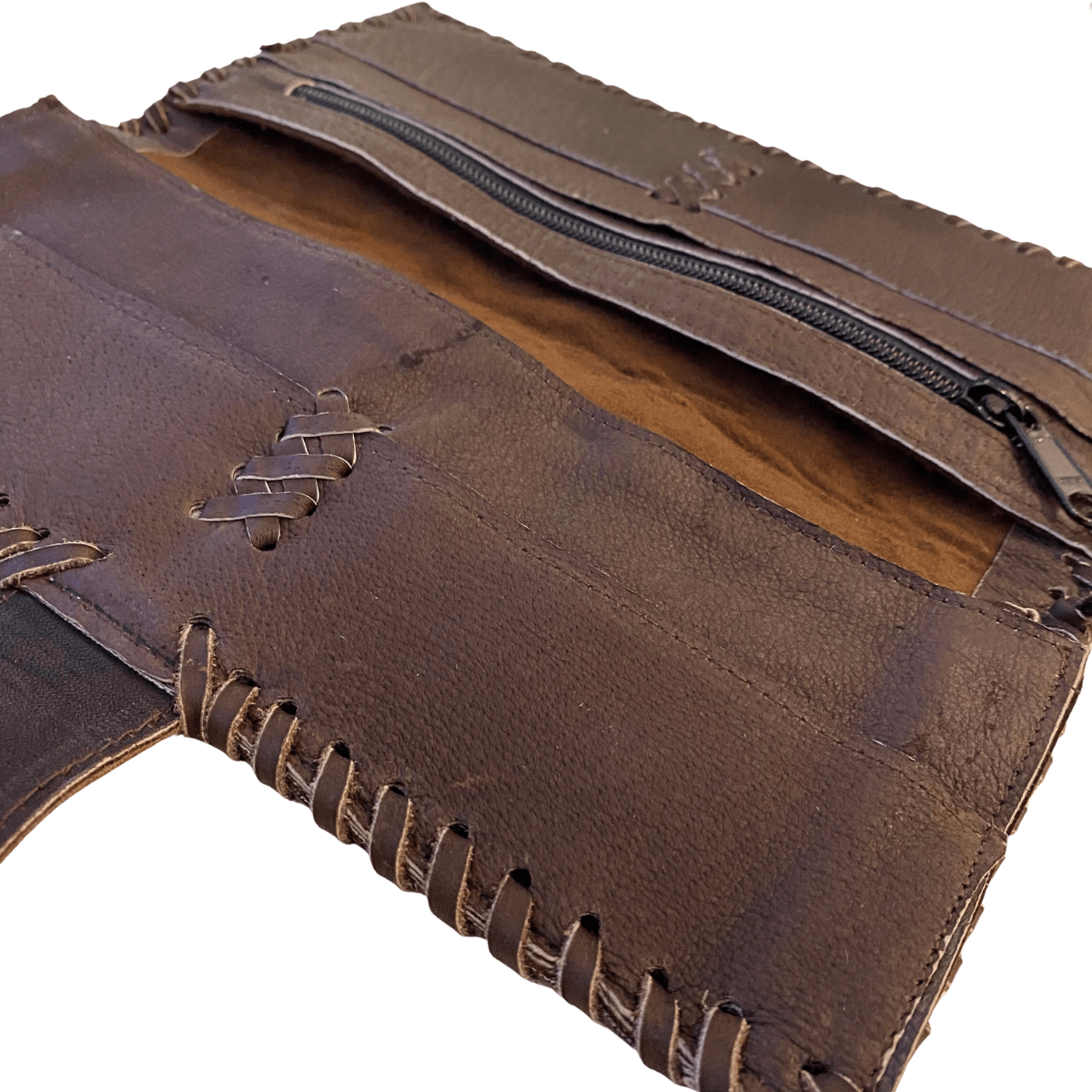 Upcycled Antique Applique Wallet - Thailand - Che Cose Belle