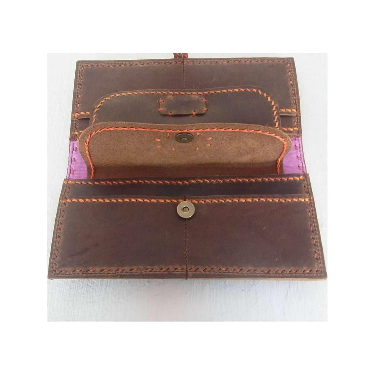 Upcycled Antique Applique Wallet - Thailand - Che Cose Belle