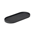 Upcycled Oval Tray: Bamboo Fibre Black - Che Cose Belle