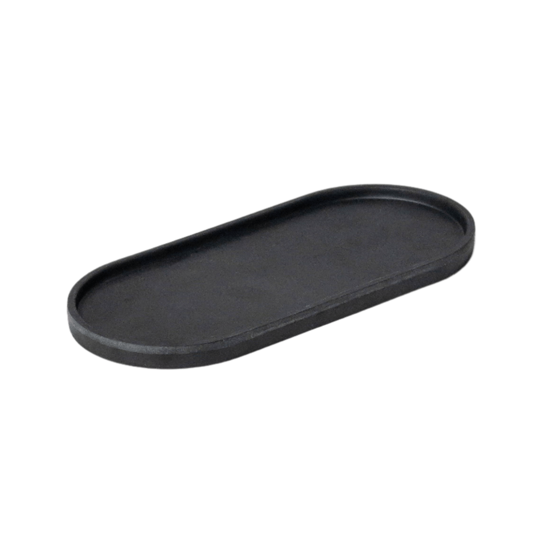 Upcycled Oval Tray: Bamboo Fibre Black - Che Cose Belle