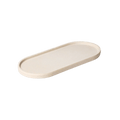 Upcycled Oval Tray: Bamboo Fibre White - Che Cose Belle