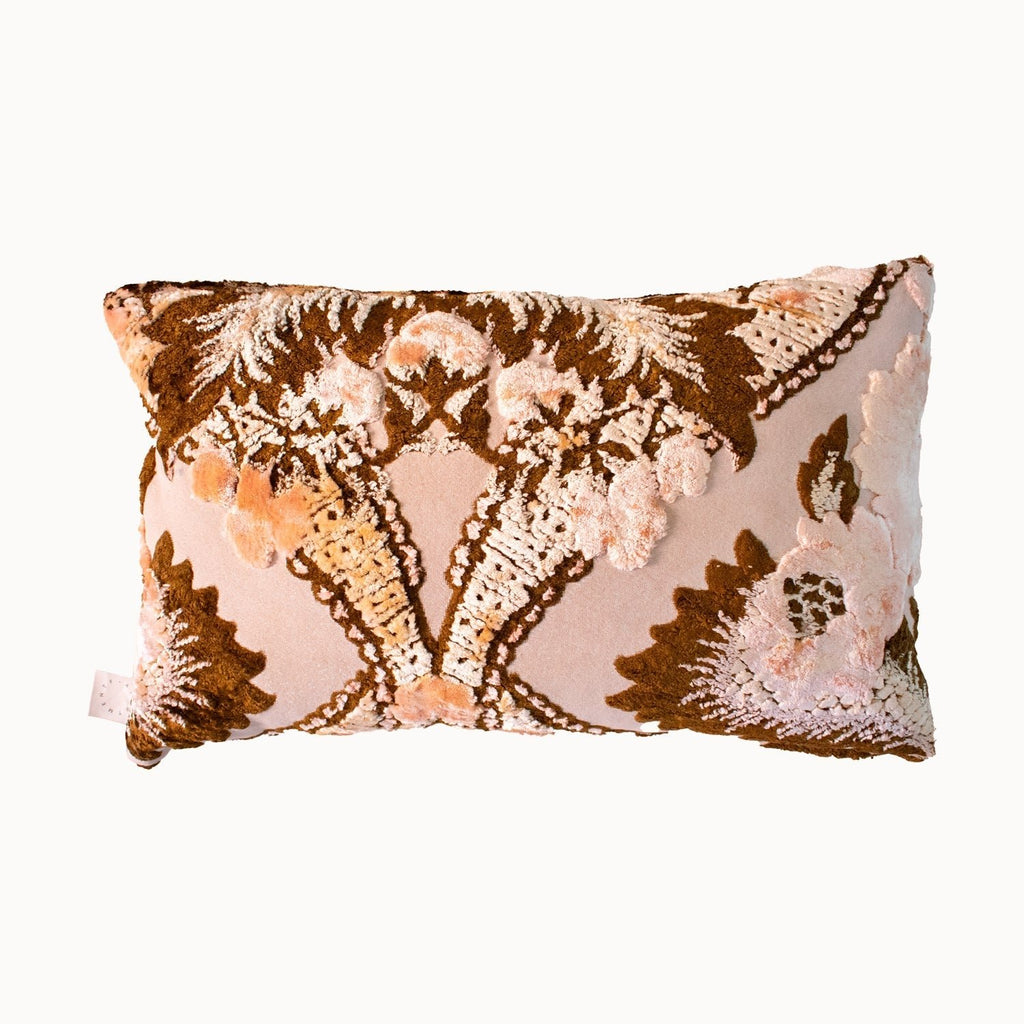 Upcycled Velvet & Linen Pillow - Che Cose Belle