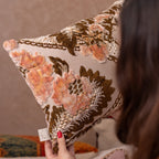 Upcycled Velvet & Linen Pillow - Che Cose Belle