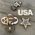 USA Wood Magnet Set - Che Cose Belle