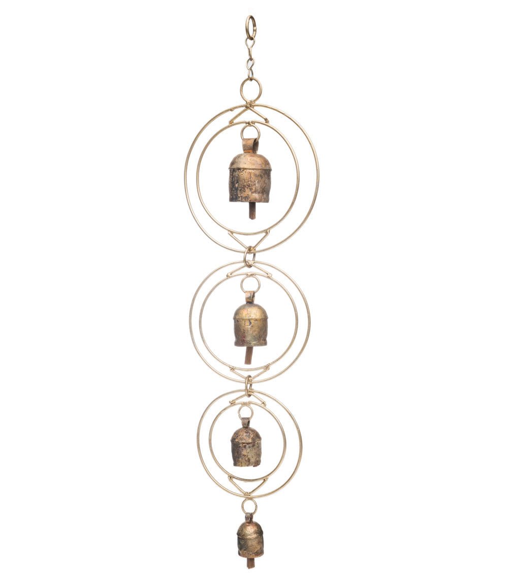 Ushas Dawn Long Rustic Bell Wind Chime - Hand Tuned - Che Cose Belle