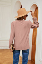 V - Neck Flounce Sleeve Blouse - Che Cose Belle