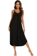 V - Neck Midi Lounge Dress - Che Cose Belle