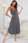 V - Neck Midi Lounge Dress - Che Cose Belle