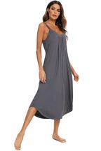 V - Neck Midi Lounge Dress - Che Cose Belle