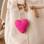 Valentine Felt Heart Keychain - Che Cose Belle