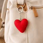 Valentine Felt Heart Keychain - Che Cose Belle