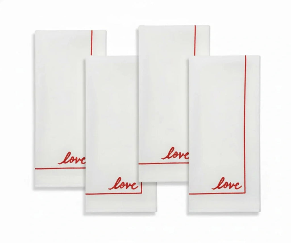 Valentine's Day Cloth Napkins - Che Cose Belle
