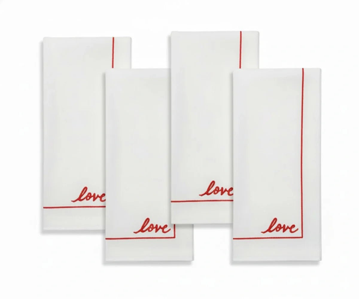 Valentine's Day Cloth Napkins - Che Cose Belle