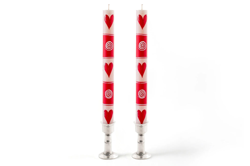 Valentine's Day Painted Candle - Che Cose Belle