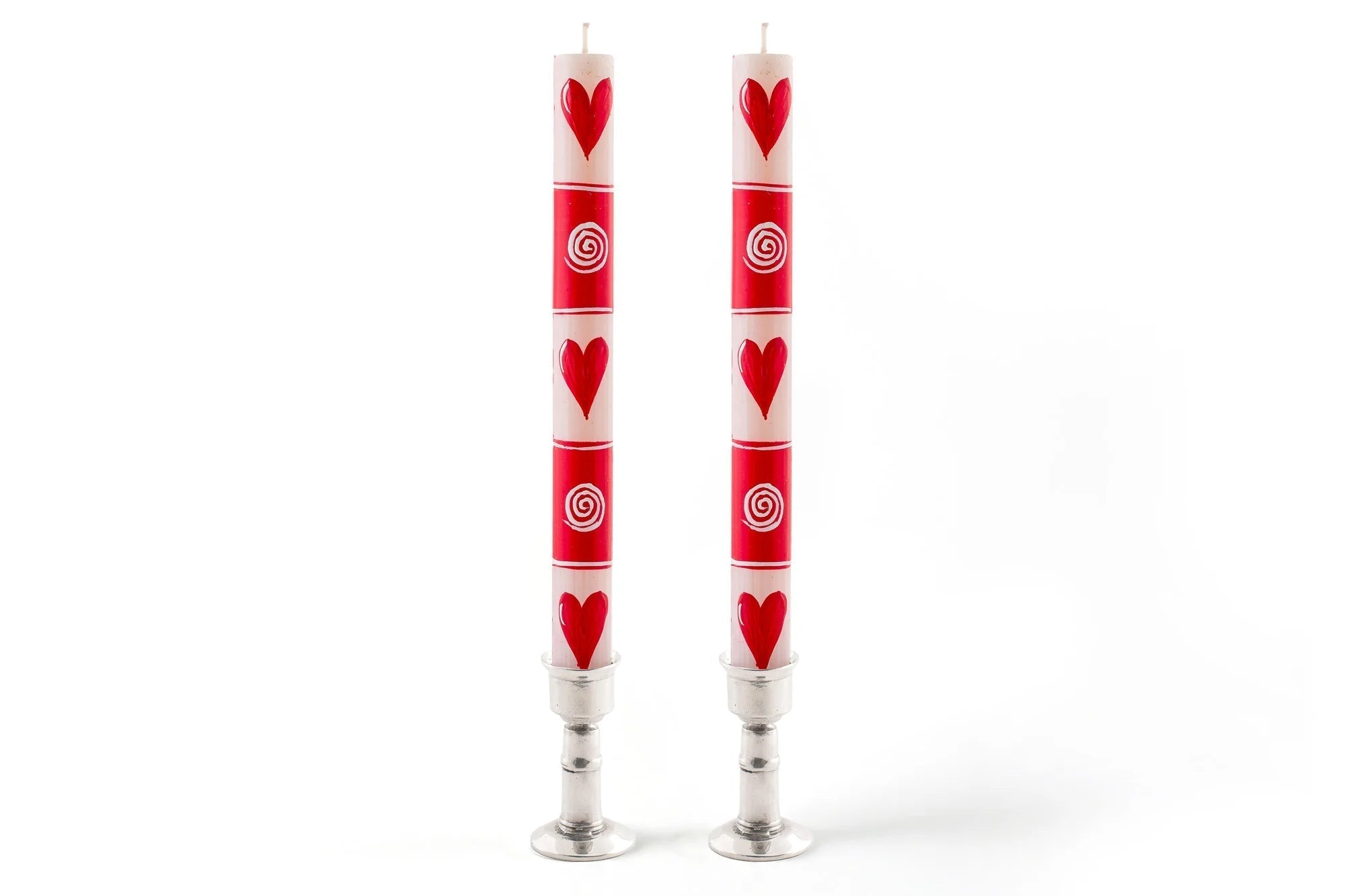 Valentine's Day Painted Candle - Che Cose Belle