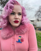 Valentine's Happy Mail Earrings by 50's Vintage Dame x Lipstick & Chrome - Che Cose Belle