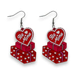 Valentine's Happy Mail Earrings by 50's Vintage Dame x Lipstick & Chrome - Che Cose Belle