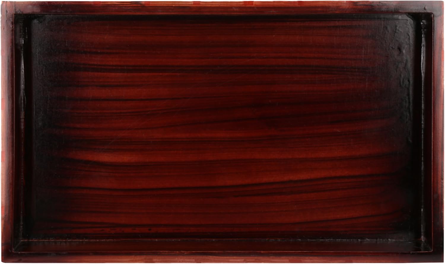 Vanity Trays Moroccan Pattern Bone & Resin inlay, White & Red, 10" x 6" - Che Cose Belle