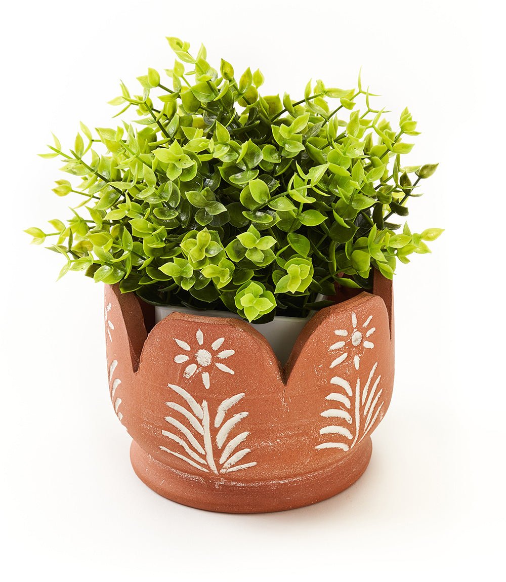 Vasanta Petals Planter - Terracotta - Che Cose Belle