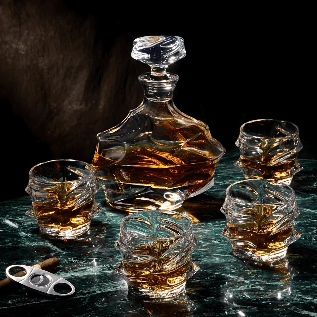 Storm Japanese Crystal Whisky Decanter