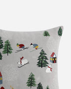Velvet Embroidered Bear Throw Pillow - Che Cose Belle
